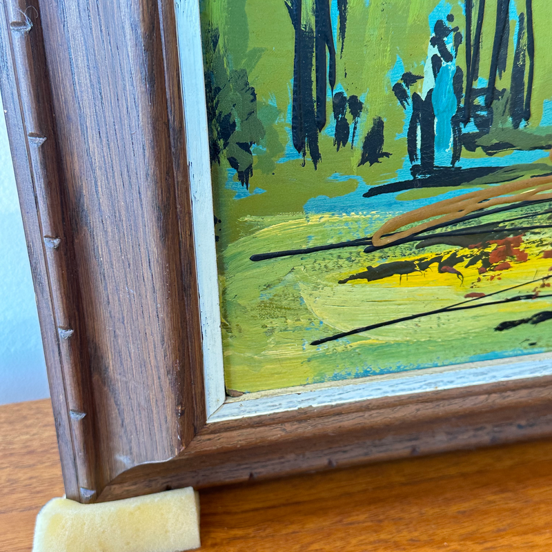Large Mid-Century Oil Painting By Reed For Windsor Art Products