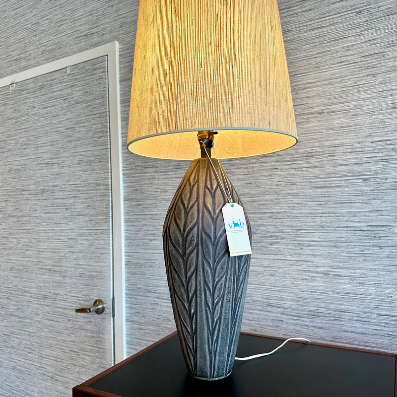 Large Swedish Modern Ceramic Table Lamp By Upsala - Ekeby