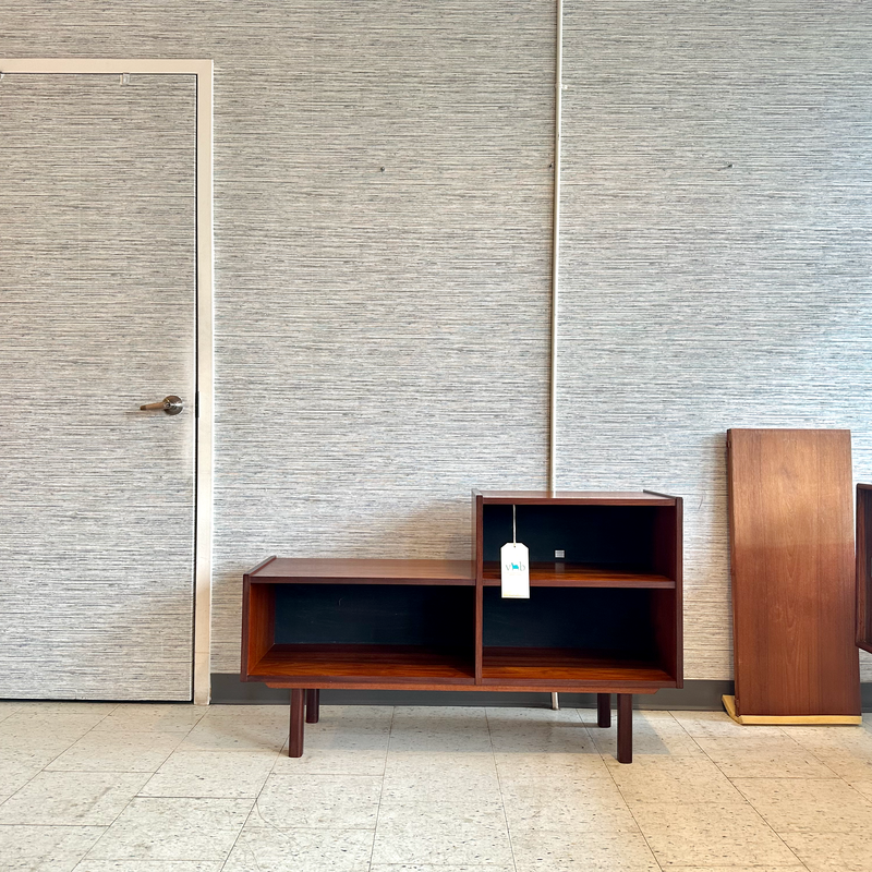 Mid-Century Teak 2-Tier Cabinet or Sofa Table