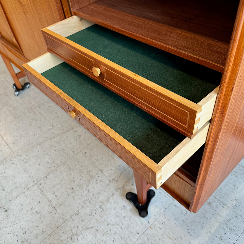 Mid-Century Danish Teak Highboard By EW Bach for Sejling Skabe