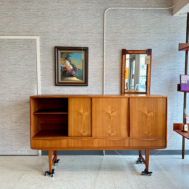 Mid-Century Danish Teak Highboard By EW Bach for Sejling Skabe