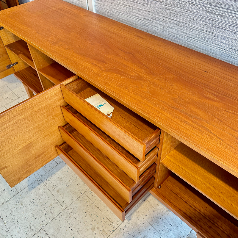 Mid-Century Danish Teak Minimalist Sideboard