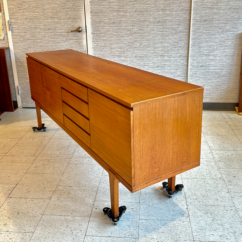 Mid-Century Danish Teak Minimalist Sideboard