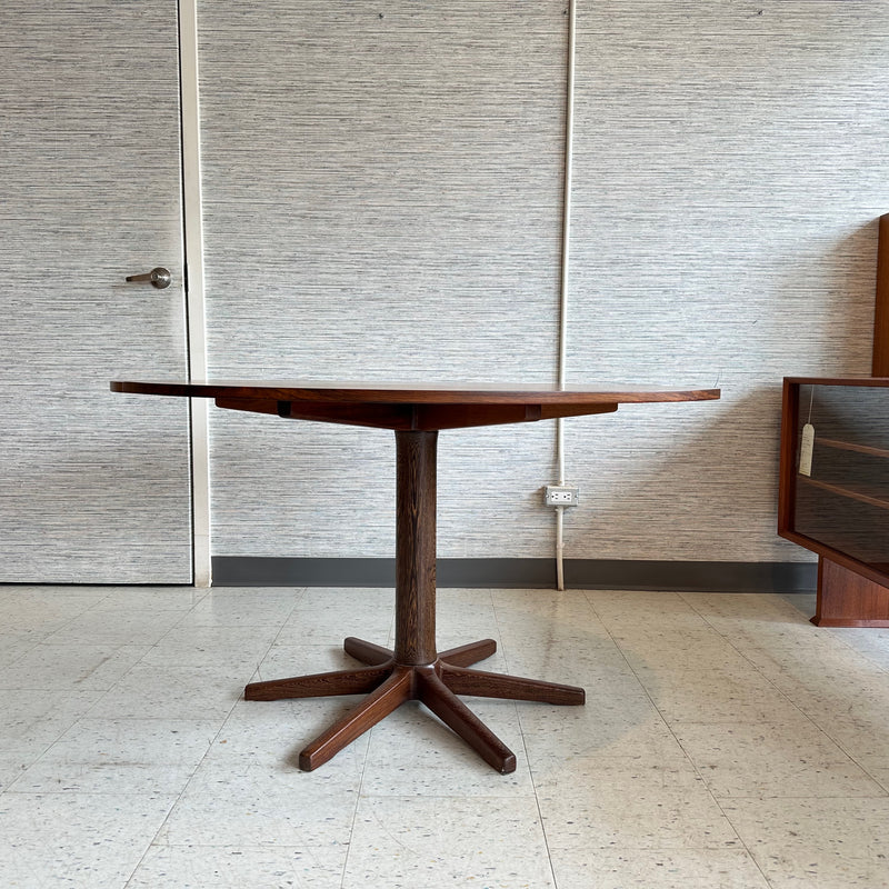 Mid-Century Expanding Rosewood Yin Yang Table By Ole Gjerlov Knudsen and Torben Lind