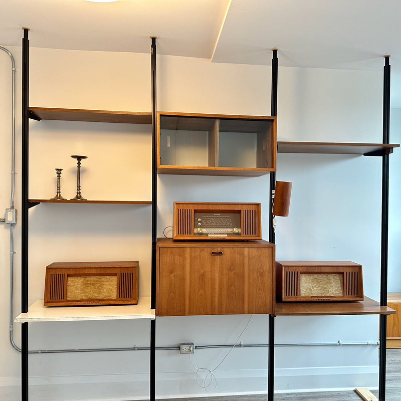 Mid-Century Freestanding Wall Unit By George Nelson "Omni"