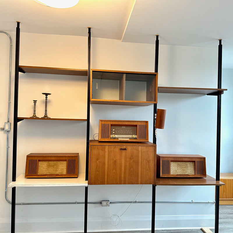 Mid-Century Freestanding Wall Unit By George Nelson "Omni"