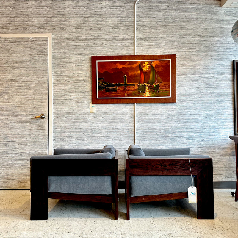 Mid-Century Modern Rosewood Armchair By Interna