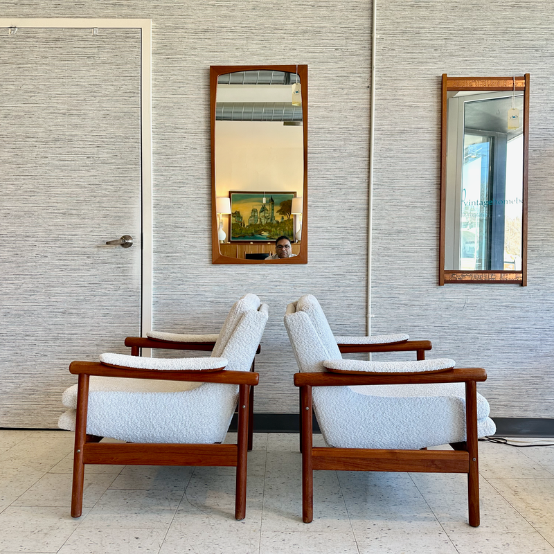 Mid-Century Modern Teak Armchairs In The Style Of Illum Wikkelsø