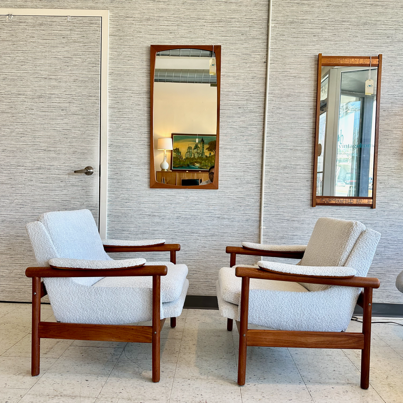 Mid-Century Modern Teak Armchairs In The Style Of Illum Wikkelsø