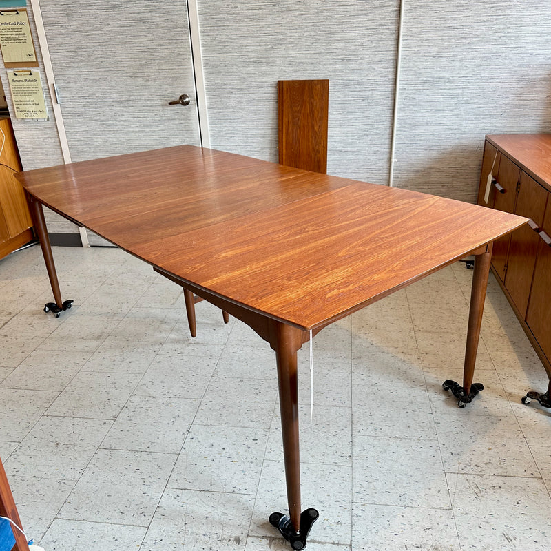 Mid-Century Modern Teak Extending Dining Table By Lane Furniture