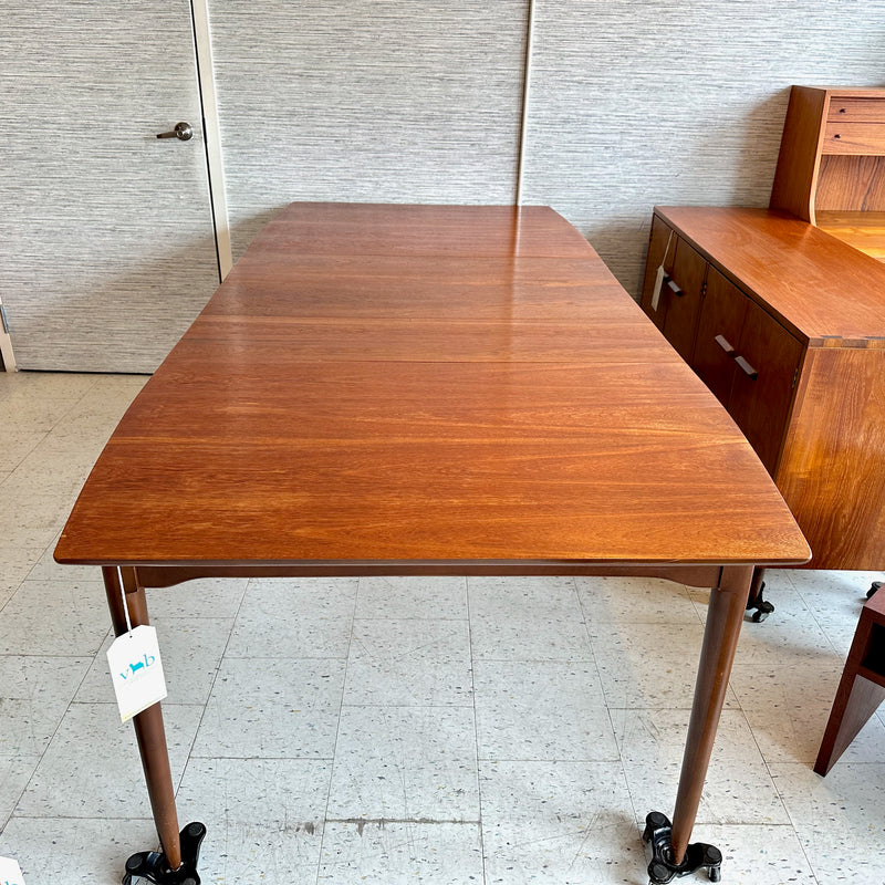 Mid-Century Modern Teak Extending Dining Table By Lane Furniture