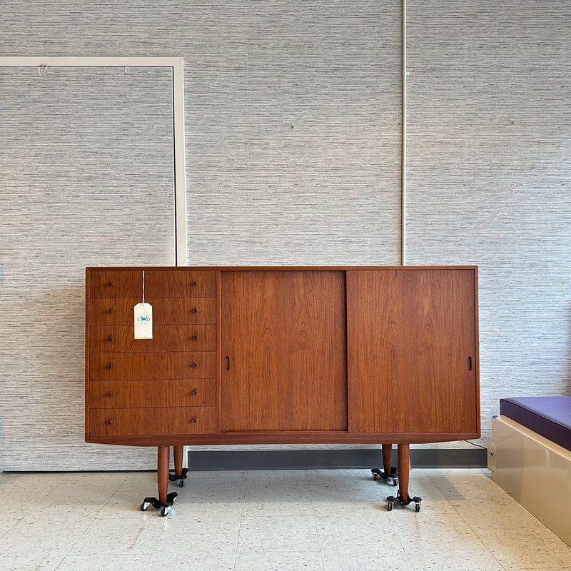 Mid-Century Teak Sideboard By Hans Wegner For Carl Hansen & Son