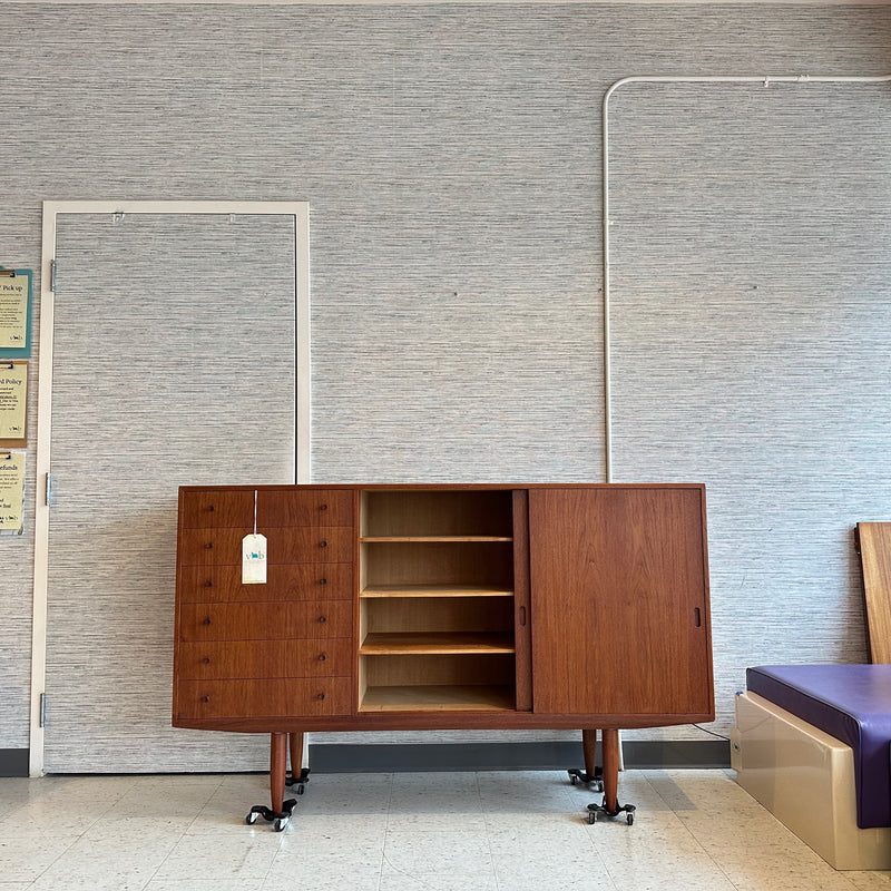 Mid-Century Teak Sideboard By Hans Wegner For Carl Hansen & Son