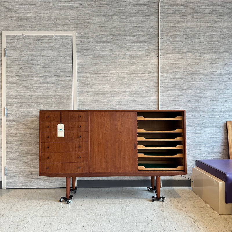 Mid-Century Teak Sideboard By Hans Wegner For Carl Hansen Son