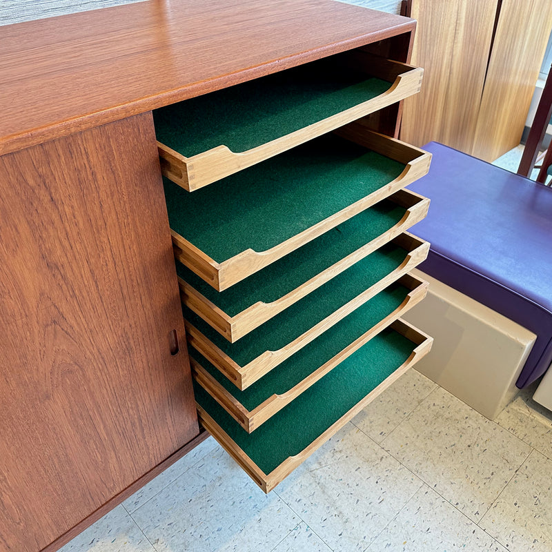 Mid-Century Teak Sideboard By Hans Wegner For Carl Hansen & Son