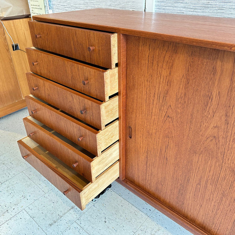 Mid-Century Teak Sideboard By Hans Wegner For Carl Hansen & Son