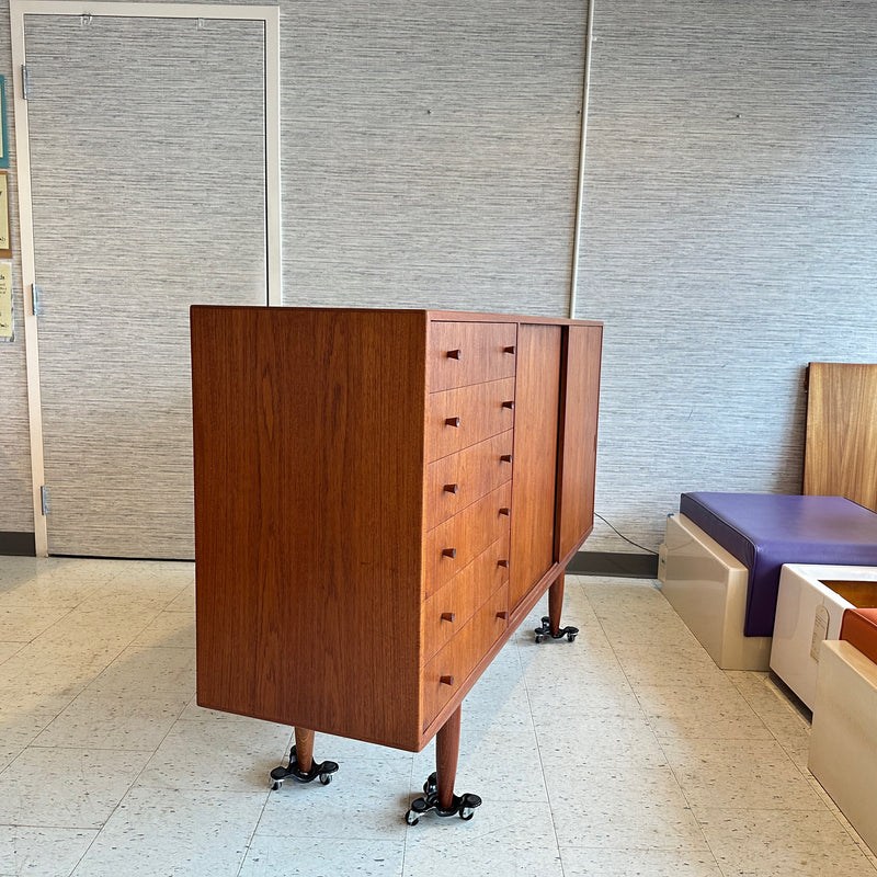 Mid-Century Teak Sideboard By Hans Wegner For Carl Hansen & Son