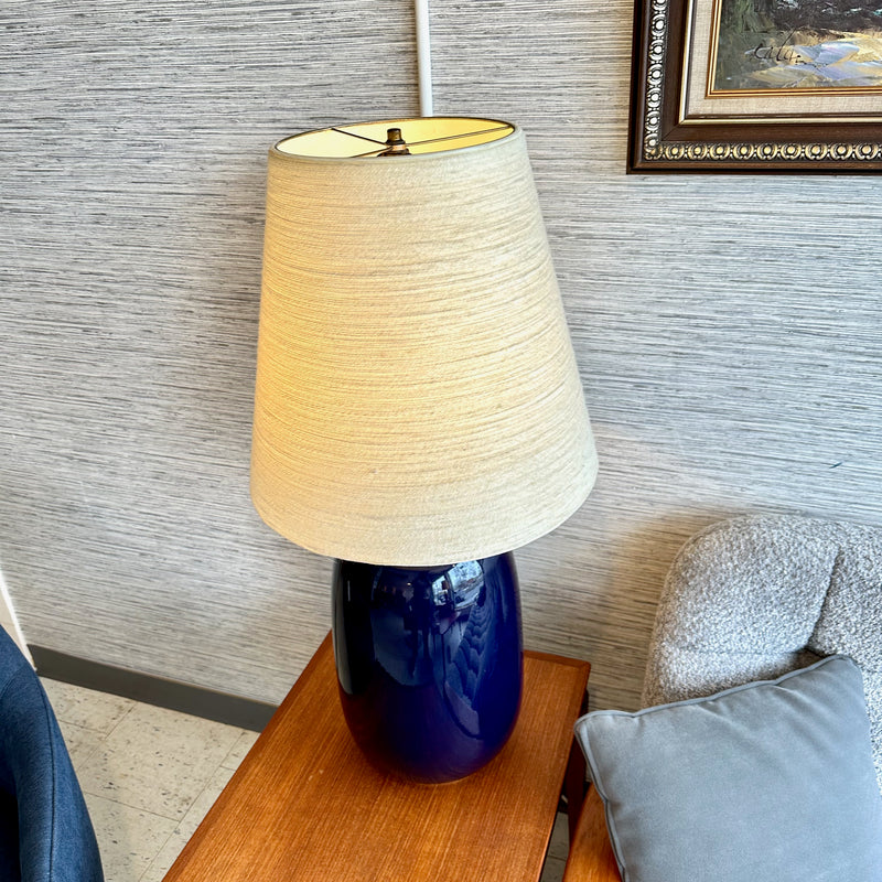 Model 1500 Mid-Century Modern Table Lamp By Lotte Bostlund In Cobalt Blue