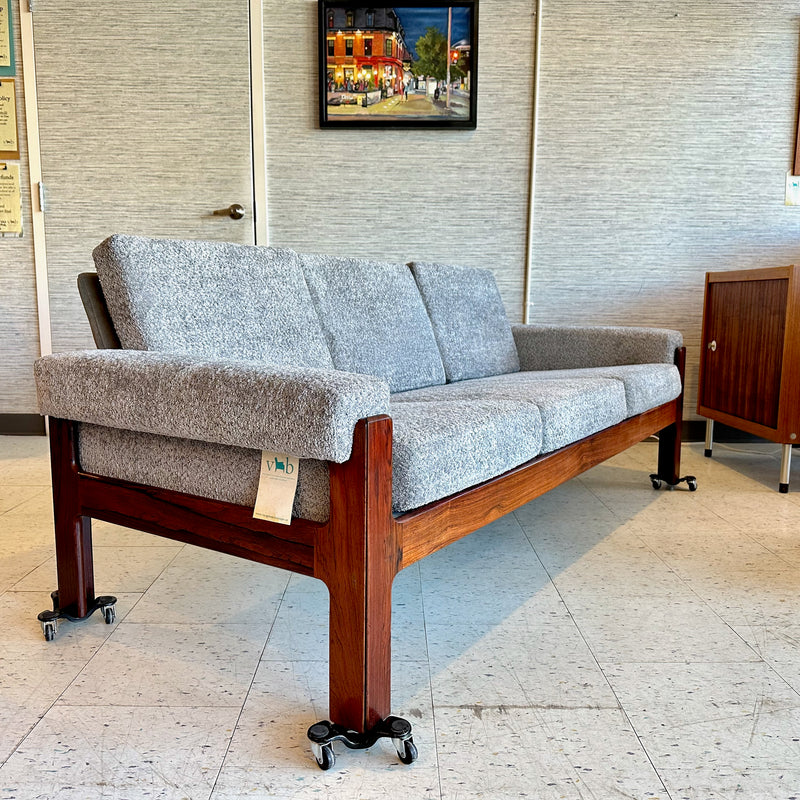 Norwegian Mid-Century Sofa In Brazilian Rosewood