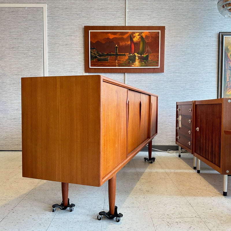 Rare Danish Modern Sideboard By Gunni Omann for Axel Christensen Odder In Teak