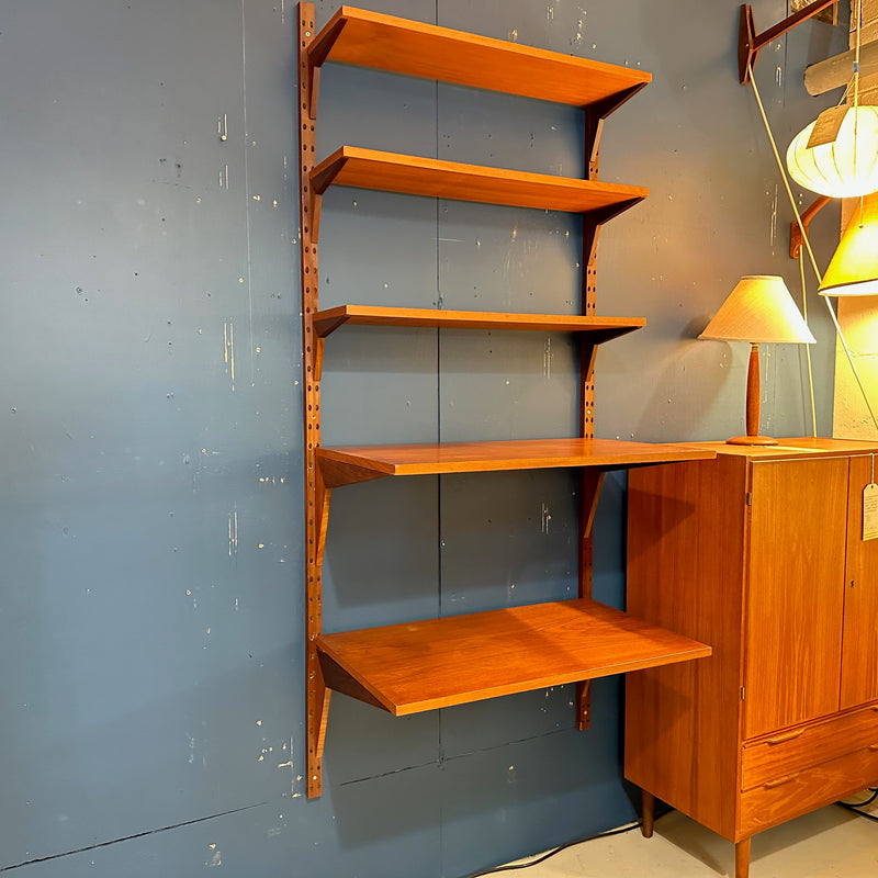 Single Section Mid-Century Teak System Cado Wall Unit By Poul Cadovius