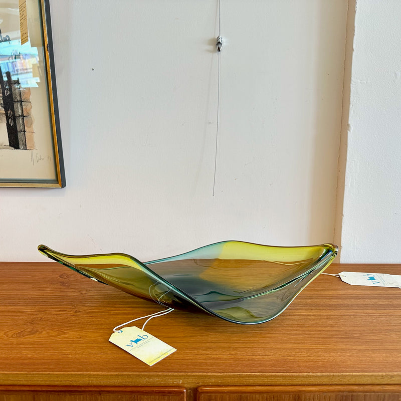 Hand Blown Art Glass by Tsunami Glassworks The Leaf