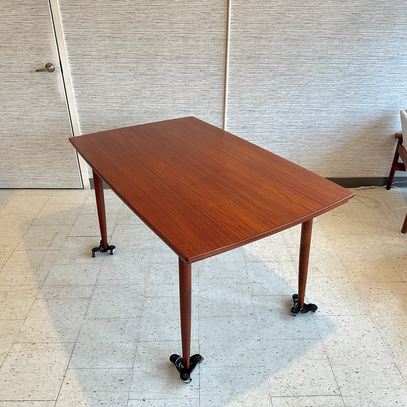 Vejle Stole Mobelfabrik Teak Extending Dining Table 1960&