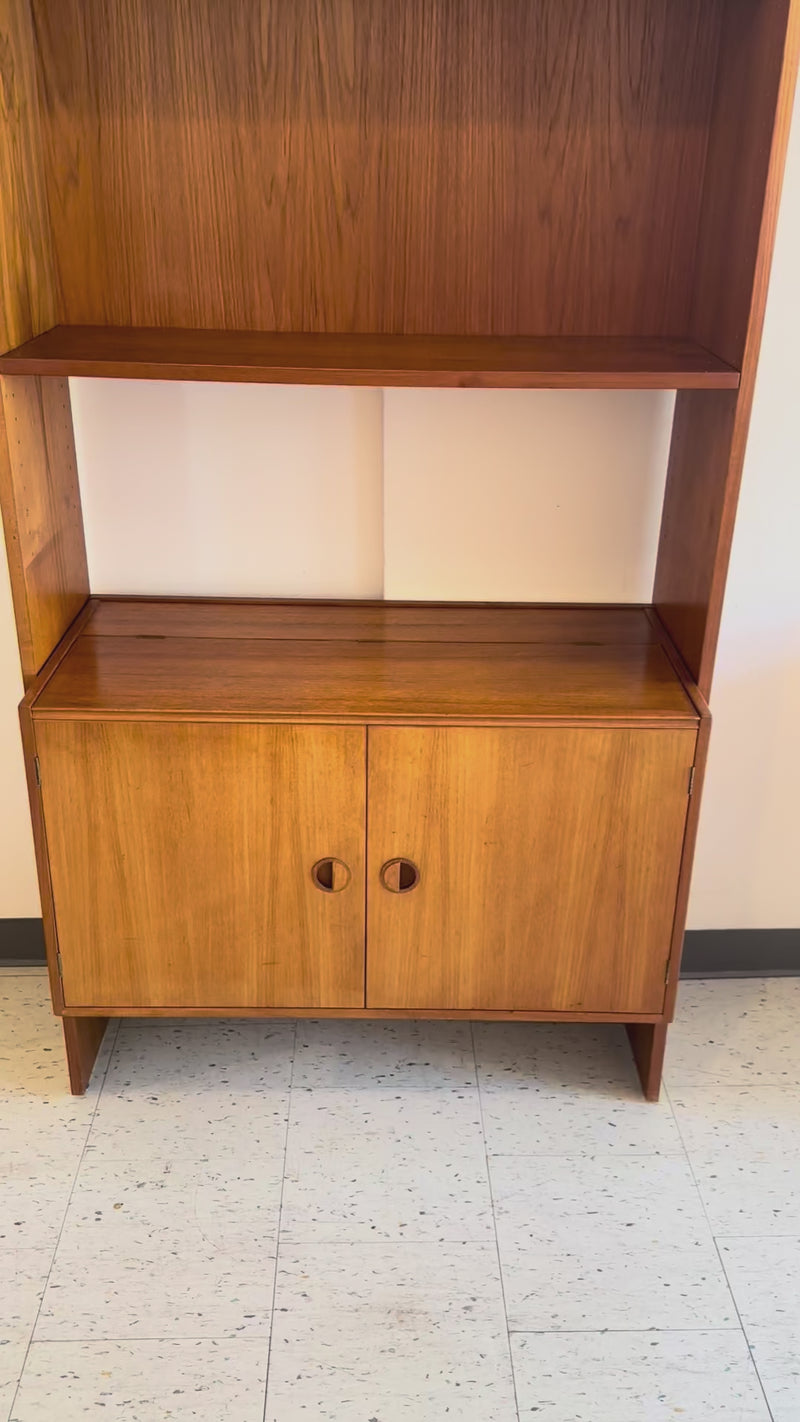 Mid-Century Teak Freestanding Wall Unit By Rud Thygesen & Johnny Sorensen