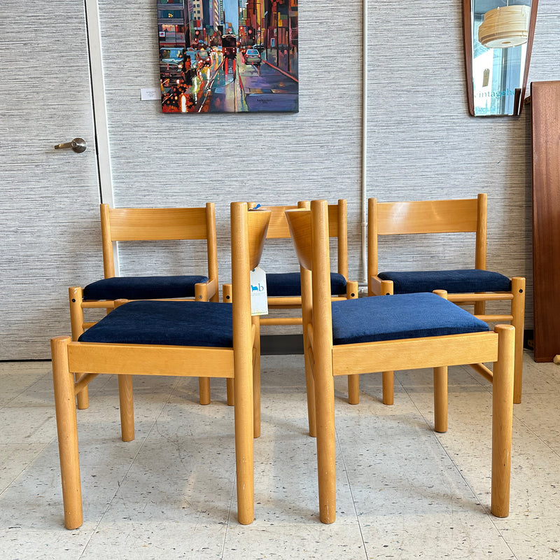 Danish Mid-Century Modern Birch Dining Chairs