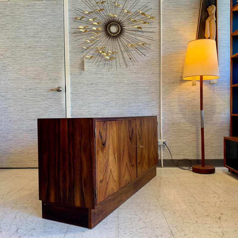 Danish Modern Compact Rosewood Sideboard By Poul Hundevad Co.