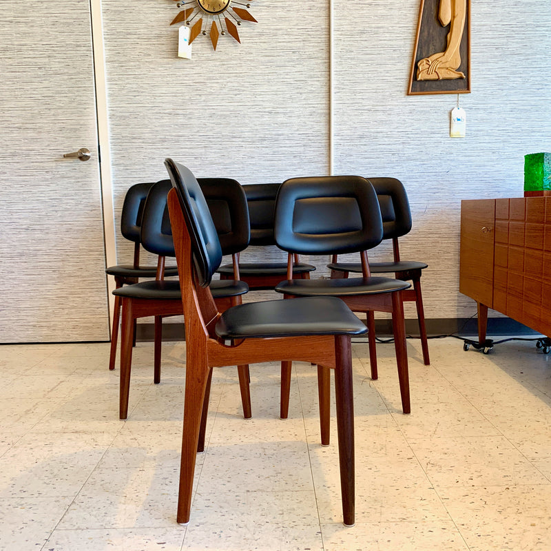 Mid-Century Modern Dining Chairs By Gustav Bahus Model 138