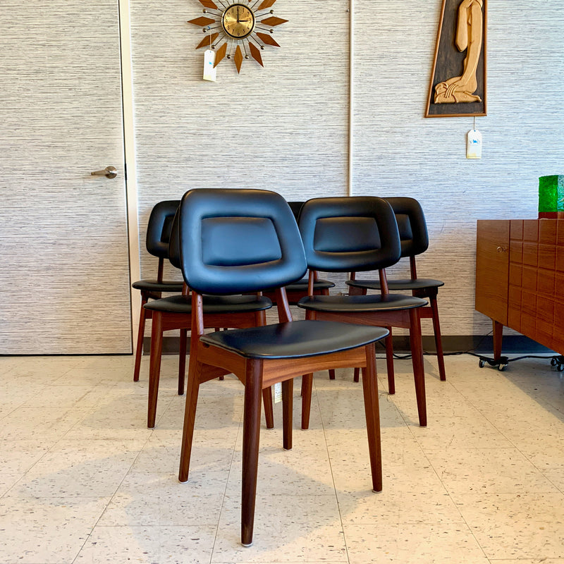 Mid-Century Modern Dining Chairs By Gustav Bahus Model 138