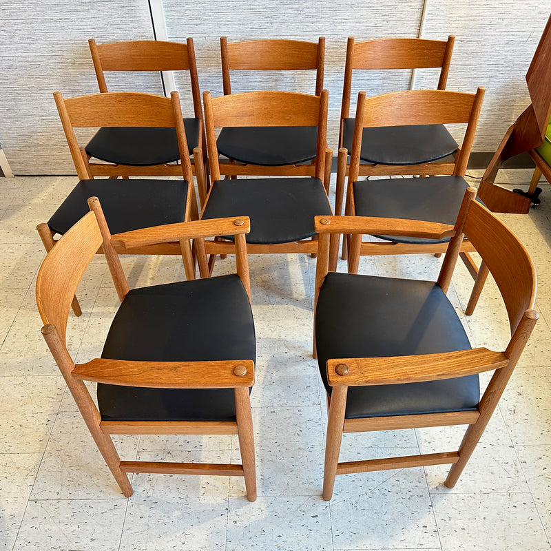 Mid-Century Teak Dining Chairs By Borge Mogensen
