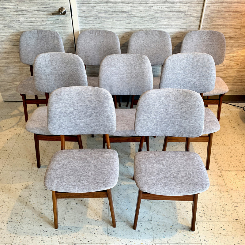 Model 138 Mid-Century Modern Teak Dining Chairs By Gustav Bahus
