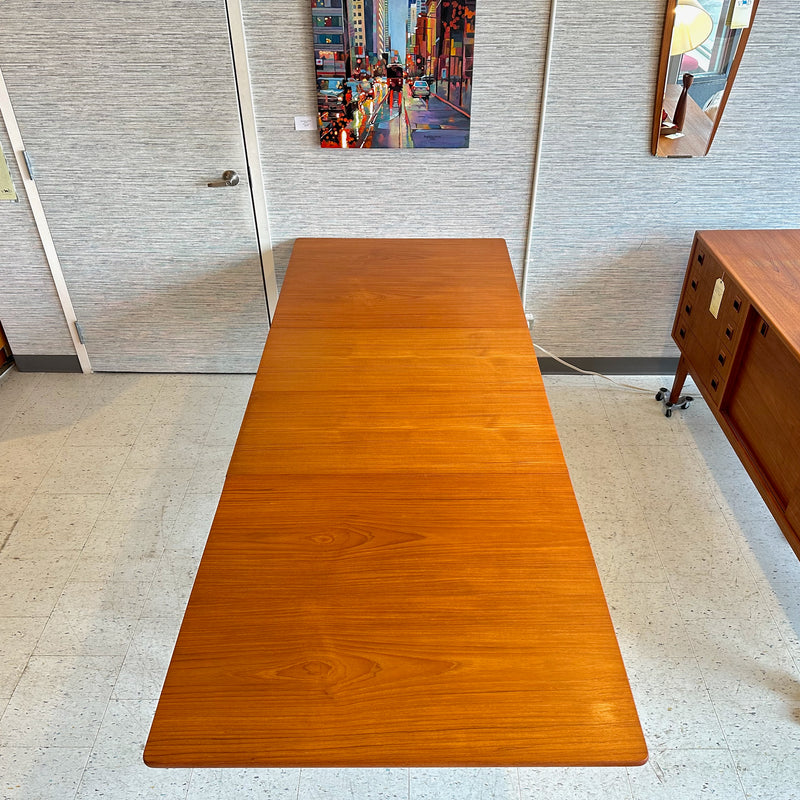 Danish Modern Teak Dining Table By Hans Wegner Model AT 310