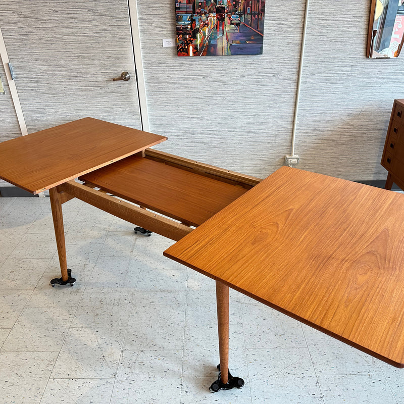 Danish Modern Teak Dining Table By Hans Wegner Model AT 310