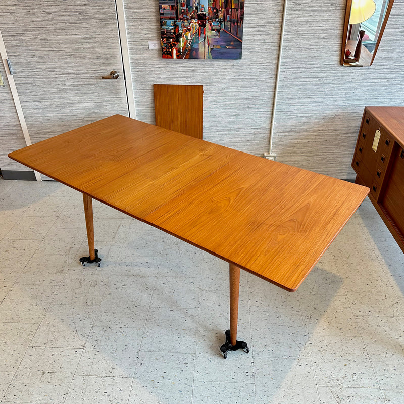 Danish Modern Teak Dining Table By Hans Wegner Model AT 310