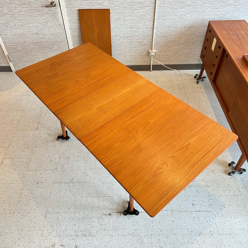 Danish Modern Teak Dining Table By Hans Wegner Model AT 310