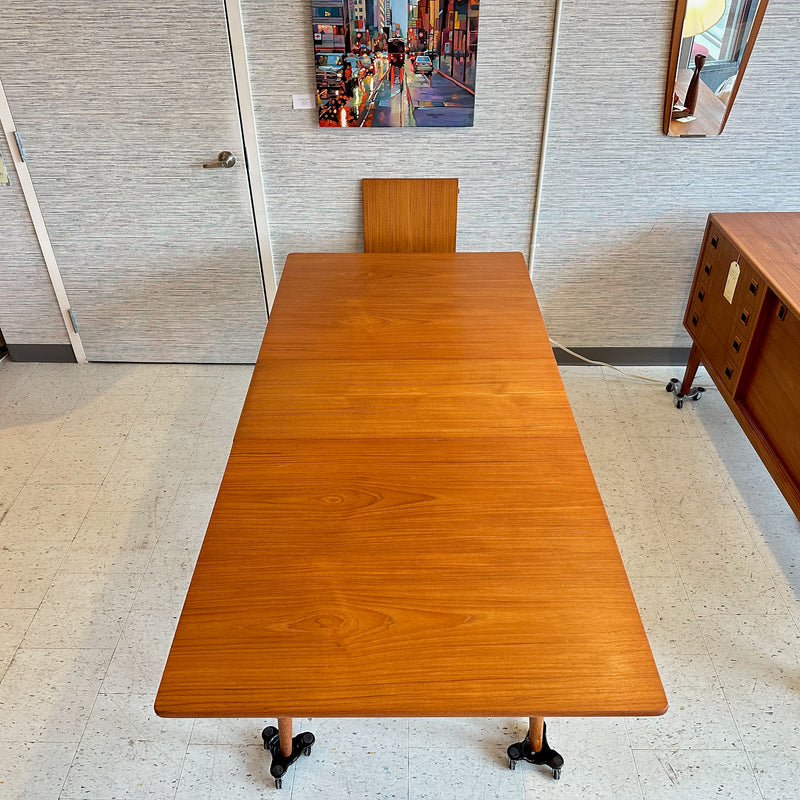 Danish Modern Teak Dining Table By Hans Wegner Model AT 310