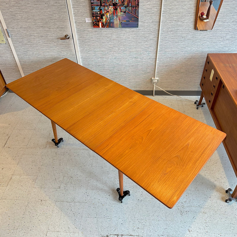 Danish Modern Teak Dining Table By Hans Wegner Model AT 310