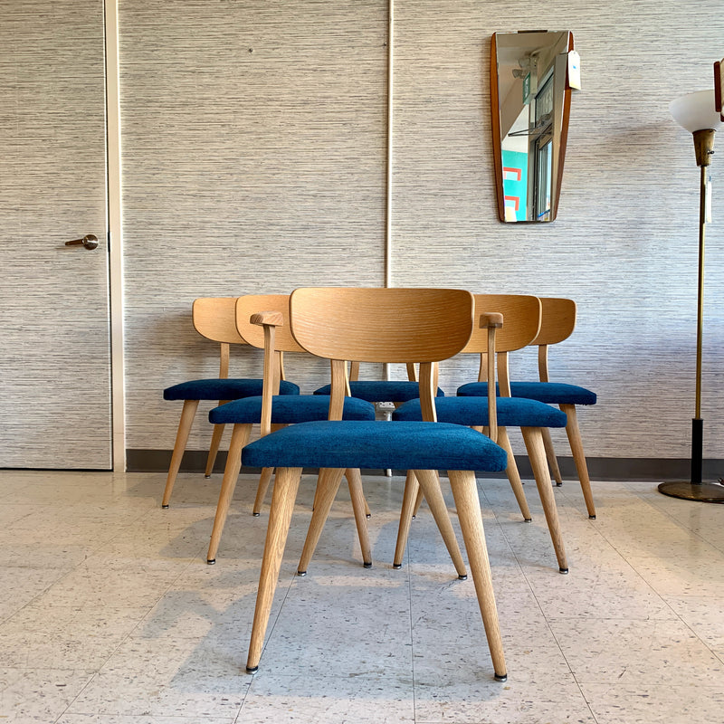 Canadian Mid-Century Maple And Oak Dining Chairs