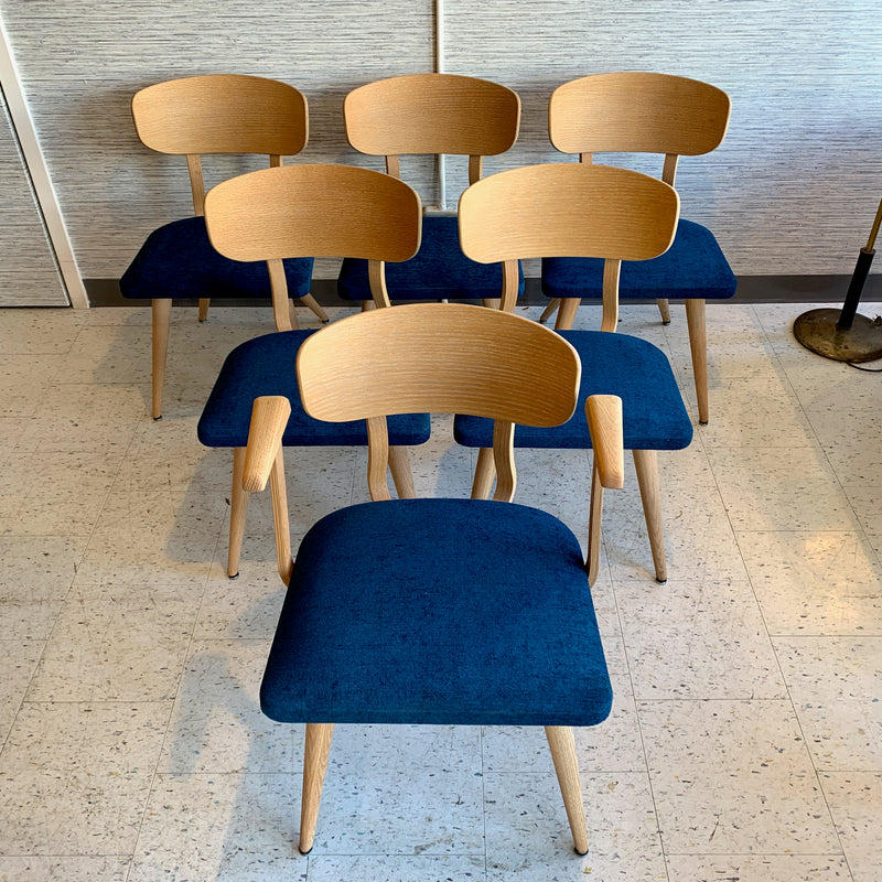 Canadian Mid-Century Maple And Oak Dining Chairs