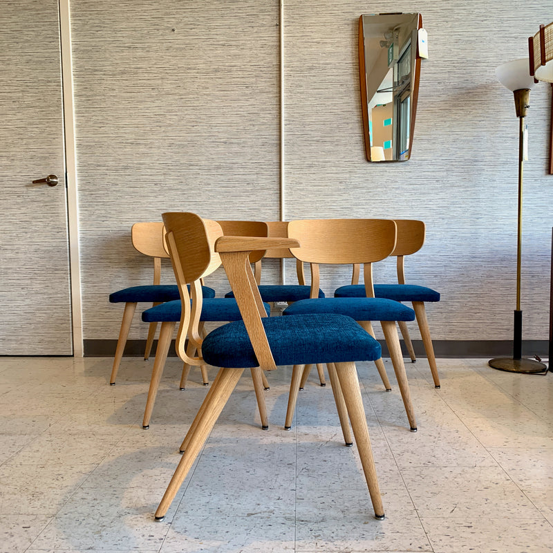 Canadian Mid-Century Maple And Oak Dining Chairs