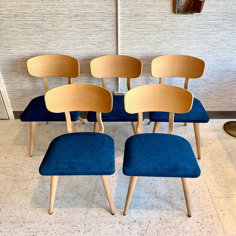 Canadian Mid-Century Maple And Oak Dining Chairs