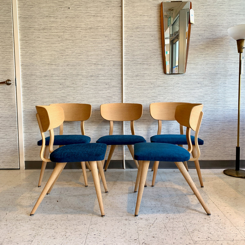 Canadian Mid-Century Maple And Oak Dining Chairs