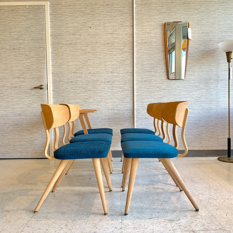 Canadian Mid-Century Maple And Oak Dining Chairs