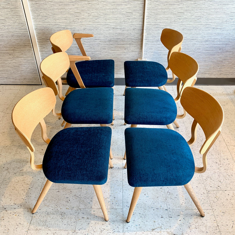 Canadian Mid-Century Maple And Oak Dining Chairs