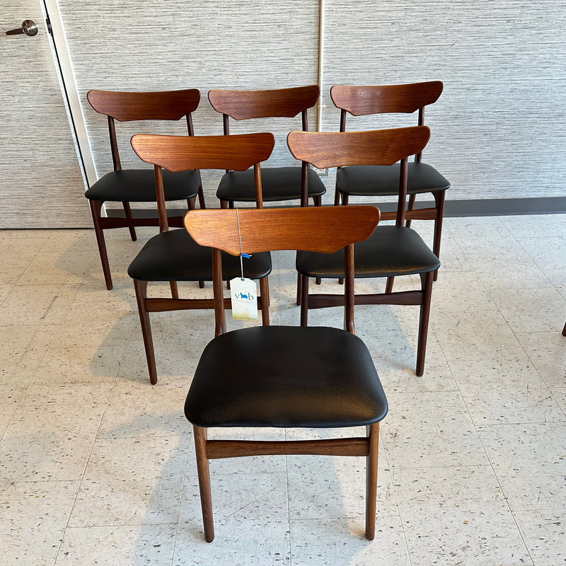 Teak Dining Chairs By Schionning & Elgaard For Randers