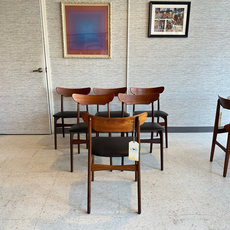 Teak Dining Chairs By Schionning & Elgaard For Randers